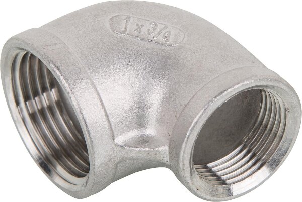 Winkel 90° reduziert V4A 1"  x 3/4"