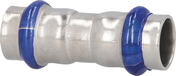 Edelstahl Pressfitting V-Kontur Muffe 54mm