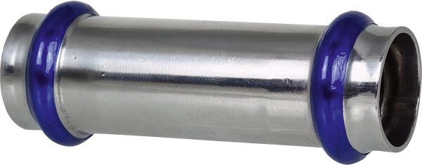 Edelstahl Pressfitting V-Kontur Schiebemuffe 54mm