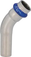 Edelstahl Pressfitting V-Kontur Bogen 45 ° (ixa) 28mm
