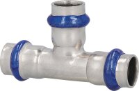 Edelstahl Pressfitting V-Kontur T-Stück 15mm