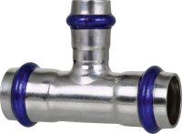 Edelstahl Pressfitting V-Kontur T-Stück reduziert...