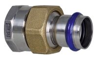 Edelstahl Pressfitting V-Kontur Durchgangsverschraubung...