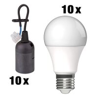 LED-Glühlampen-Paket, 8,5W, E27, 20-teilig