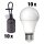 LED-Glühlampen-Paket, 8,5W, E27, 20-teilig