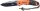 Einhandmesser CJH 10000356, Edelstahl 420, Griff orange mit Paracord