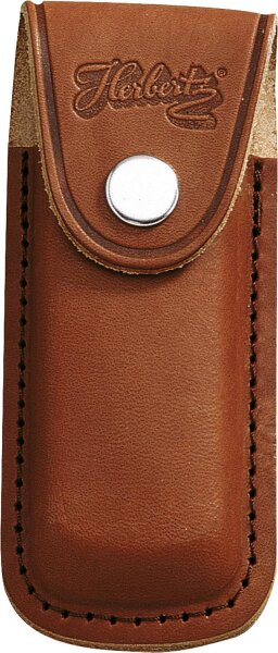 Messer-Etui CJH 10000341, braunes Leder, Gürtelschlaufe, für Messer bis 11 cm
