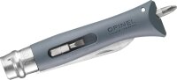 Taschenmesser OPINEL 254327 No 09 DIY, Edelstahl, Griff grau