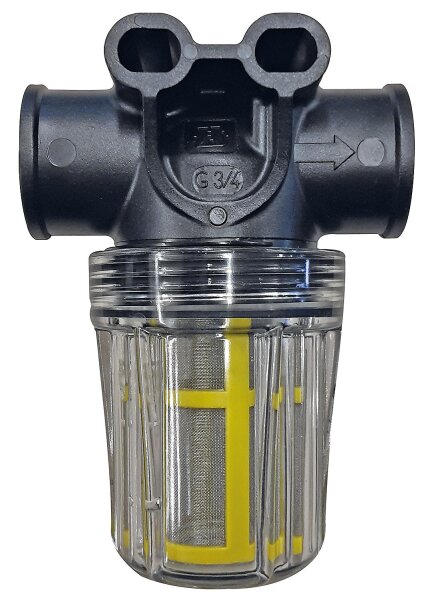 Druckleitungsfilter 3/4" IG komplett mit Glas und Filtereinsatz