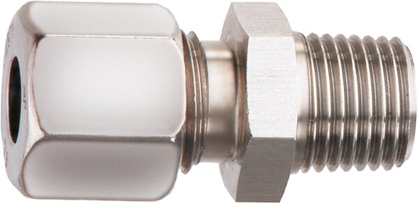 Schneidring - Verschraubung GEV 6 mm x R 3/8" kon.
