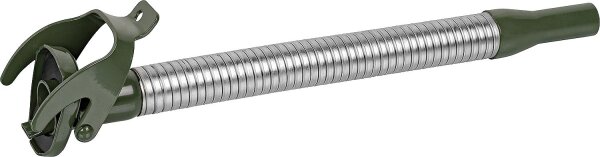 Ausgussstutzen flexibel für Benzin VALPRO Ø 20mm, RAL 6003 grün