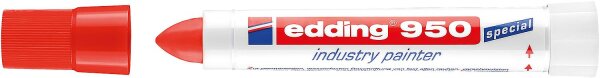 Pastenmarker Industrie Edding 950 rot