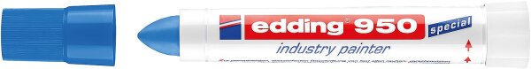 Pastenmarker Industrie Edding 950 blau
