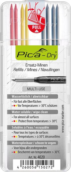 Ersatzminen Universal 4020 für Dry VPE=8 Stück