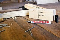 edding Permanentmarker 400 schwarz Strichbreite 1 mm Rundspitze