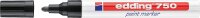 edding Lackmarker 750 schwarz Strichbreite 2 - 4 mm Rundspitze