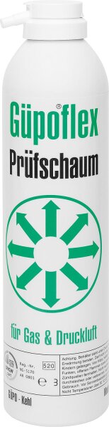 Prüfschaum-Leckfinder GÜPOFLEX (DVGW) 400ml Sprühdose
