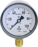 Kapselfedermanometer KP 80.7 0-600 mbar, DN15...