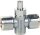 Manometer - Druckknopfhahn MDH 1/2" i. DIN DVGW-und CE-geprüft