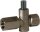 Manometer-Druckknopfhahn Anschluss 1/2" mit Spannmuffe
