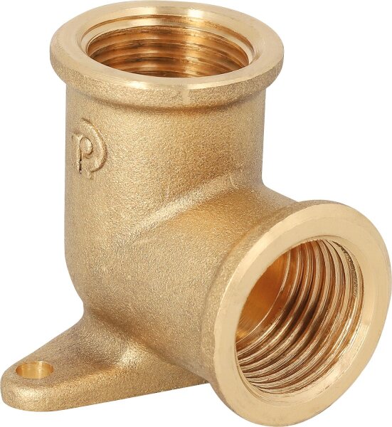 Wandwinkel Messing bds. IG 1/2"