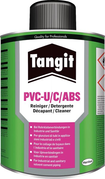 PVC-U - Klebefitting TANGIT Reiniger, 1-Liter Kanister