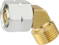 Drehkupplung 58° G3/8LH-ÜM x G3/8LH-KN