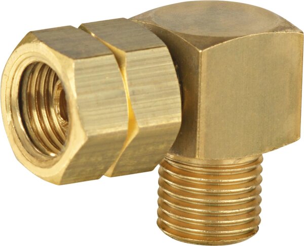 Verbindungsstück 90° G1/4LH-ÜM x G1/4LH-KN