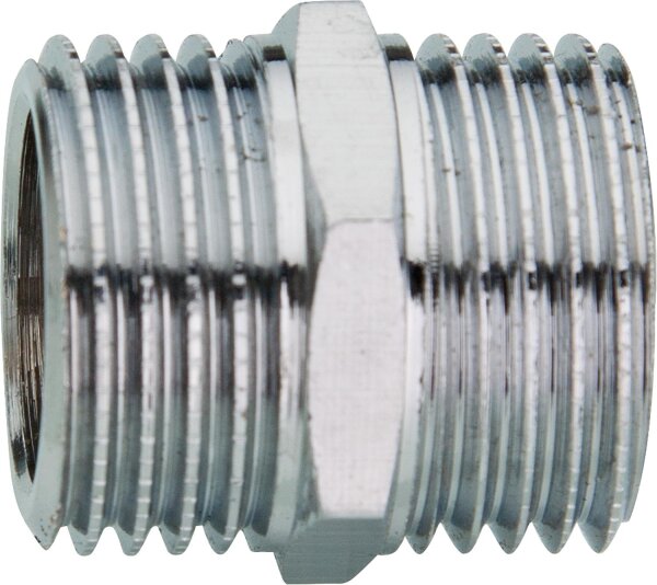 Doppelnippel verchromt 3/4"