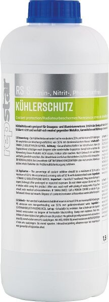 Kühlerschutzmittel REPSTAR RS S Standard (blau), 1,5l Flasche