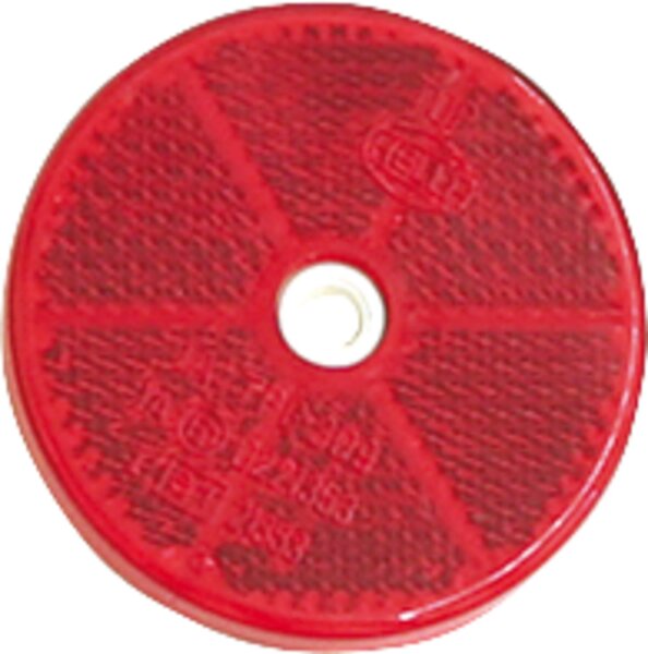 Rückstrahler "gelb" Ø 60 mm