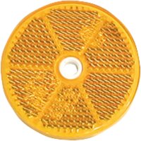 Rückstrahler "gelb" Ø 60 mm