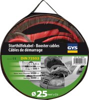 Starthilfekabel 2 x 3,5 m  -  25 mm²