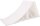 Hemmschuh aus Kunststoff, weiß, 90 mm