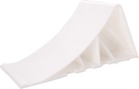 Hemmschuhhalter aus Kunststoff, weiß, 90 mm