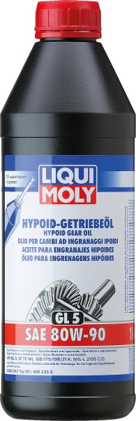 Hypoid-Getriebeöl LIQUI MOLY (GL5) SAE 80W-90 1 l Flasche