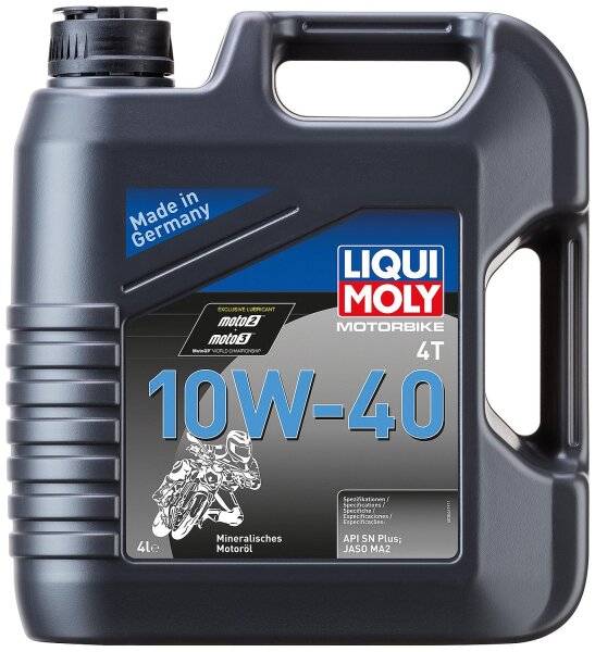 Motoröl Motorrad LIQUI MOLY Motorbike 4T 10W-40, 4l Kanister