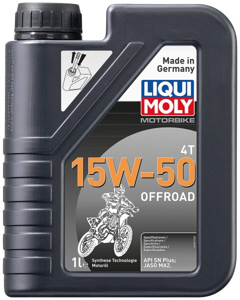 Motoröl (Motorrad) LIQUI MOLY Motorbike 4T 15W-50 Offroad 1l Kanister