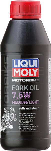 Motorrad-Gabelöl LIQUI MOLY Motorbike Fork Oil 7,5W medium/light 500ml Flasche