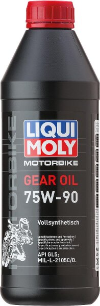 Motorrad-Getriebeöl LIQUI MOLY Gear Oil 75W-91, 1l Flasche