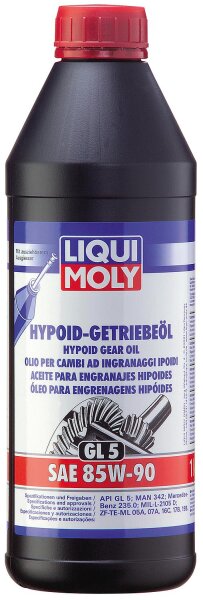 Hypoid-Getriebeöl LIQUI MOLY (GL5) SAE 85W-90, 1l Flasche