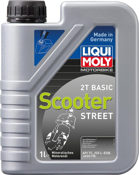 2-Takt-Motoröl LIQUI MOLY Motorbike 2T Basic Scooter Street 1l Kanister