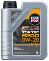 Motoröl LIQUI MOLY Top Tec 6200 0W-20, 1l Flasche