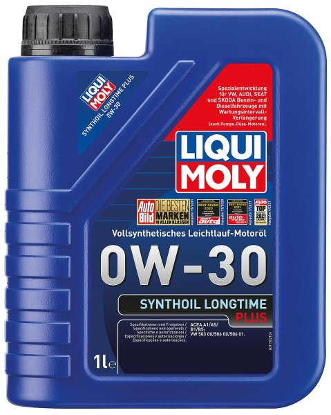Motoröl 0W-30 LIQUI MOLY Synthoil Longtime Plus 1l Kanister