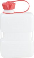 Kanister FuelFriend 0,5l  natur, mit roter Verschraubung