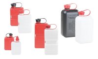 Kanister FuelFriend PLUS 1,0l  rot, mit schwarzer Verschraubung