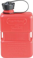 Kanister FuelFriend PLUS 1,5l  rot, mit schwarzer Verschraubung