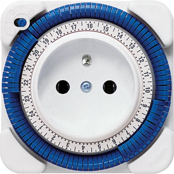 Stecker-Schaltuhr Theben Timer 26, analog, weiß