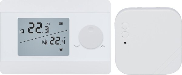 Funk-Raumthermostat Digital, Imit Silver TA/RF S