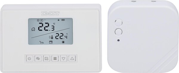 Funk-Raumthermostat Digital Imit Silver CR-W/RF